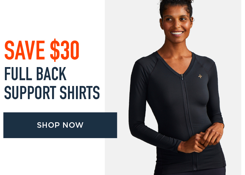 SAVE $30 FULL BACK SUPPORT ZIP UP SHIRT SHOP NOW