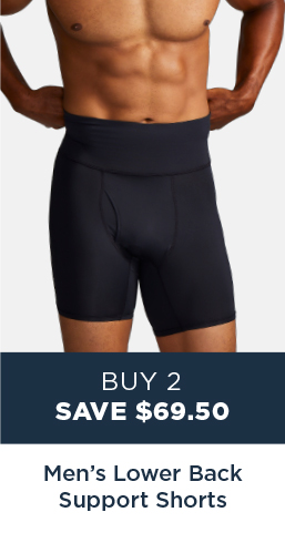 MEN'S LOWER BACK SUPPORT SHORTS