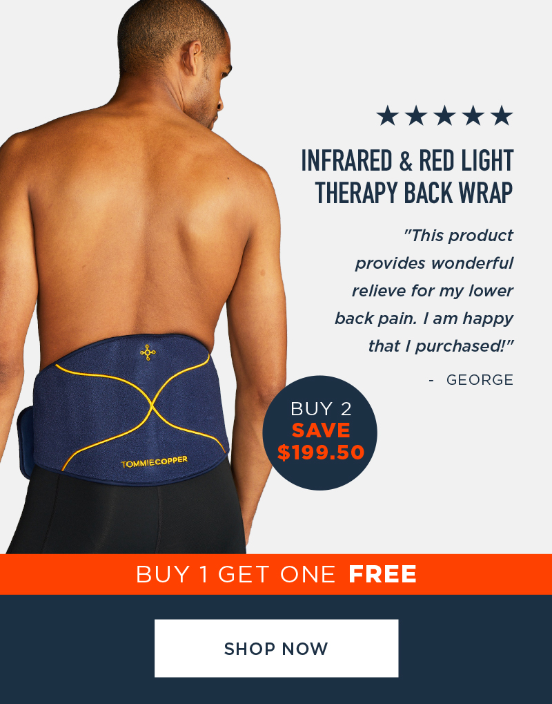 INFRARED & RED LIGHT THERAPY BACK WRAP BUY 1 GET 1 FREE SHOP NOW