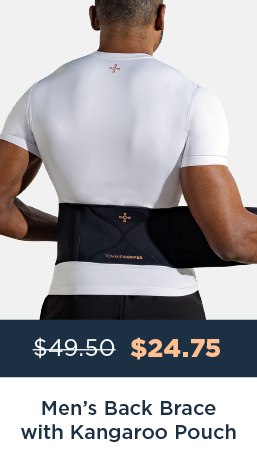 MEN'S BACK BRACE WITH KANGAROO POUCH