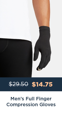 MEN'S FULL FINGER COMPRESSION GLOVES