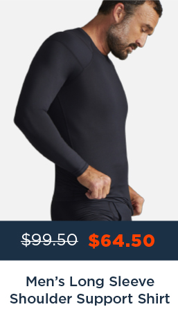 MEN'S LONG SLEEVE SHOULDER SUPPORT SHIRT