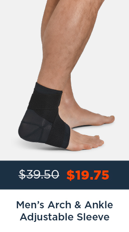 MEN'S ARCH AND ANKLE ADJUSTABLE SLEEVE