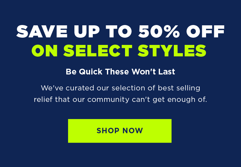 Up tp 50% off Select Styles