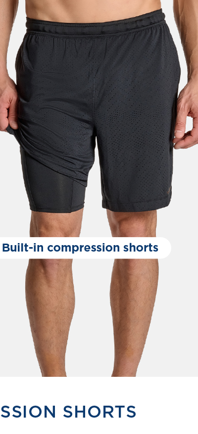 Men's 2-in-1 Compression Shorts