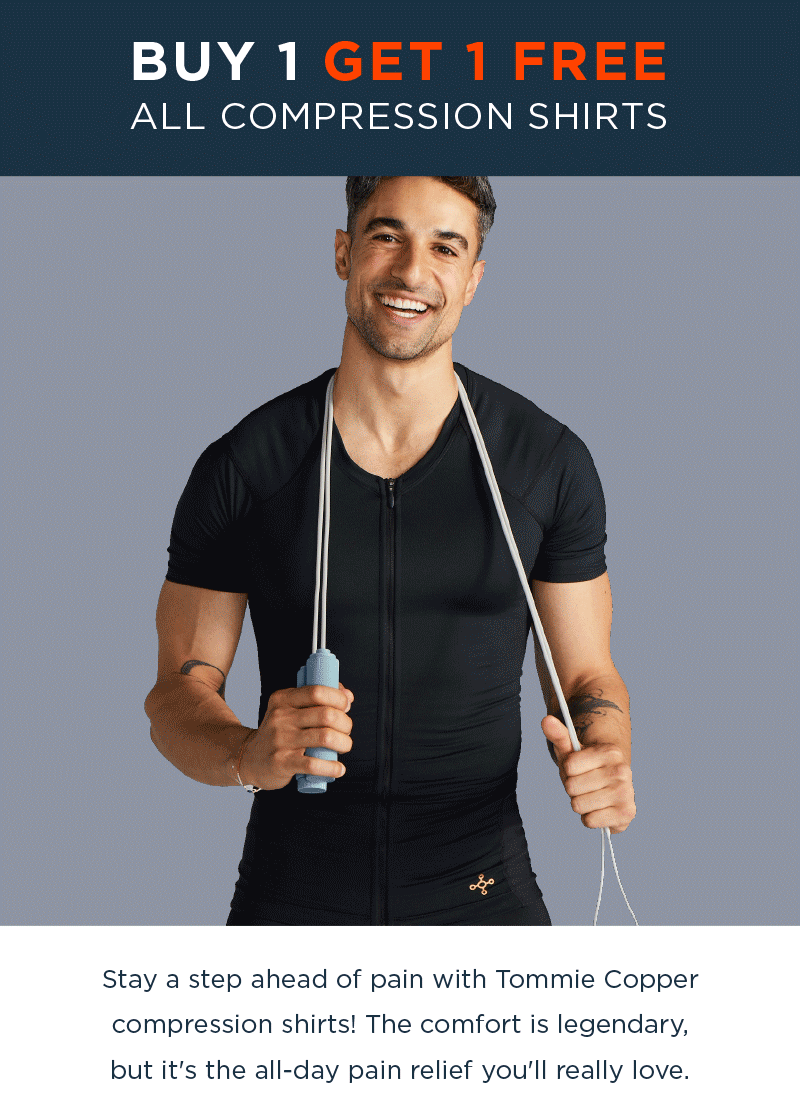 40% off Compression Shirts, Tanks & Bras - Tommie Copper