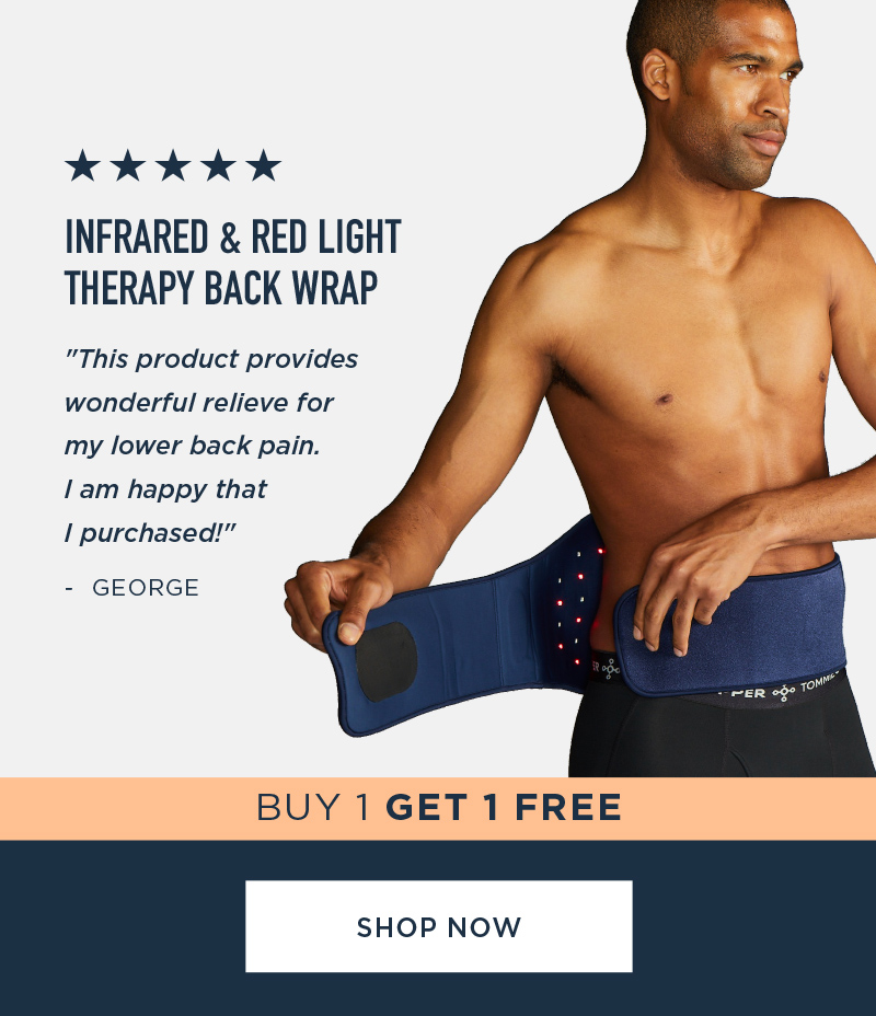 BUY 1 GET 1 FREE INFRARED & RED LIGHT THERAPY BACK WRAP