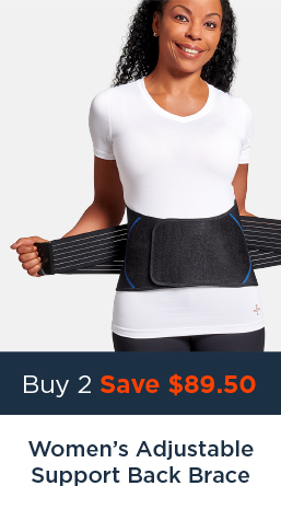 WOMEN'S ADJUSTABLE SUPPORT BACK BRACE