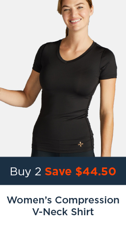 WOMEN'S COMPRESSION V NECK SHIRT