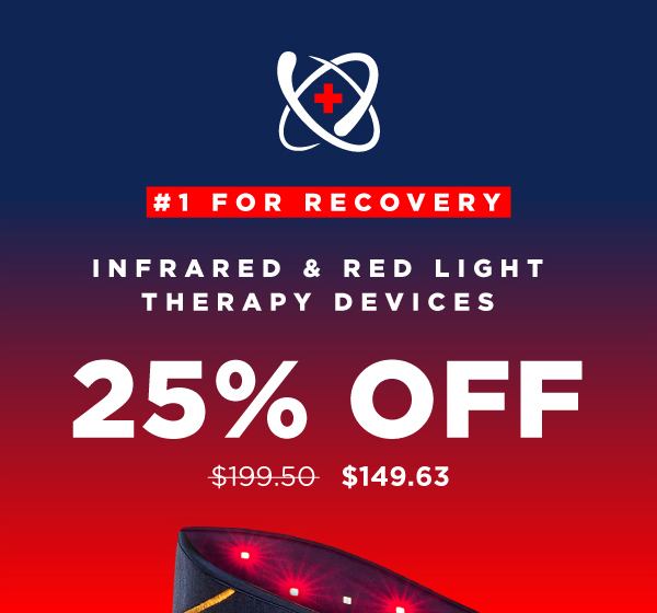 Infrared and Red Light Therapy Devices 25% off