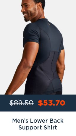 MEN'S LOWER BACK SUPPORT SHIRT