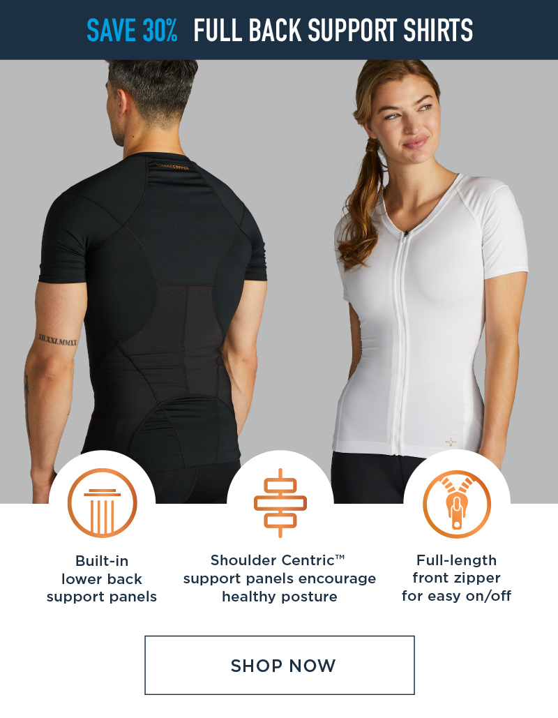 SAVE 30% FULL BACK SUPPORT SHIRTS