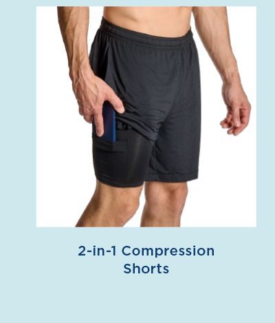 Men's 2-in-1 Compression Shorts