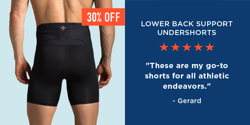 Men's Pro-Grade Lower Back Support Undershorts