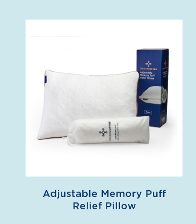 Adjustable Memory Puff Relief Pillow