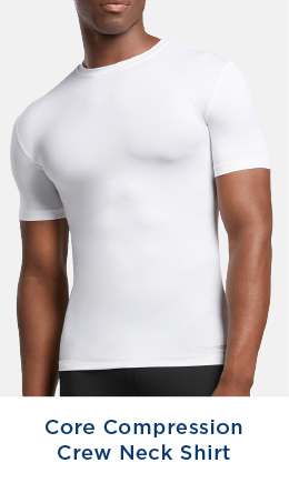 Men's Core Compression Short Sleeve Crew Neck Shirt