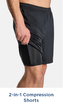 Men's 2-in-1 Compression Shorts