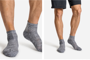 Men's Easy-On Ankle Compression Socks