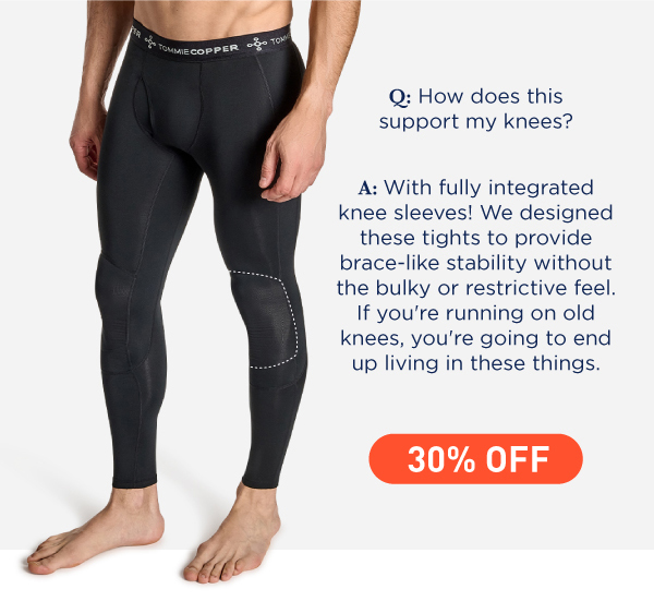 Men's Tights with Knee Support