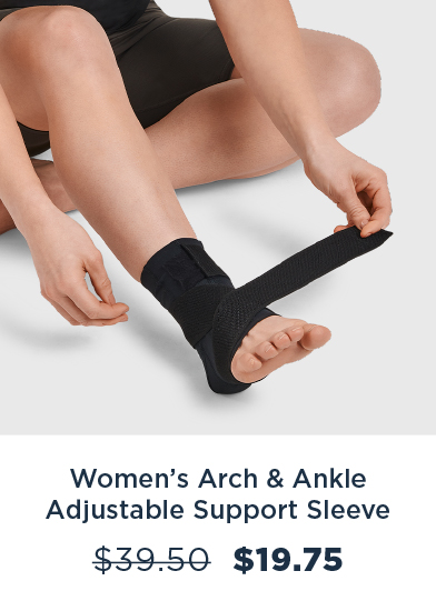 WOMEN'S ARCH & ANKLE ADJUSTABLE SUPPORT SLEEVE