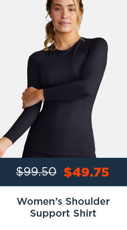 WOMEN'S SHOULDER SUPPORT SHIRT