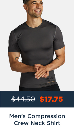 MEN'S COMPRESSION CREW NECK SHIRT