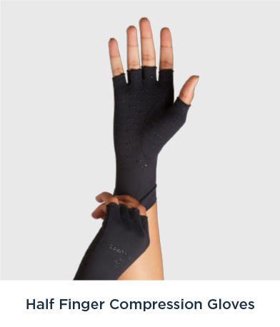 HALF FINGER COMPRESSION GLOVES