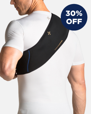 Men's Lower Back and Shoulder Therapy Wrap with Hot & Cold Gel Pack