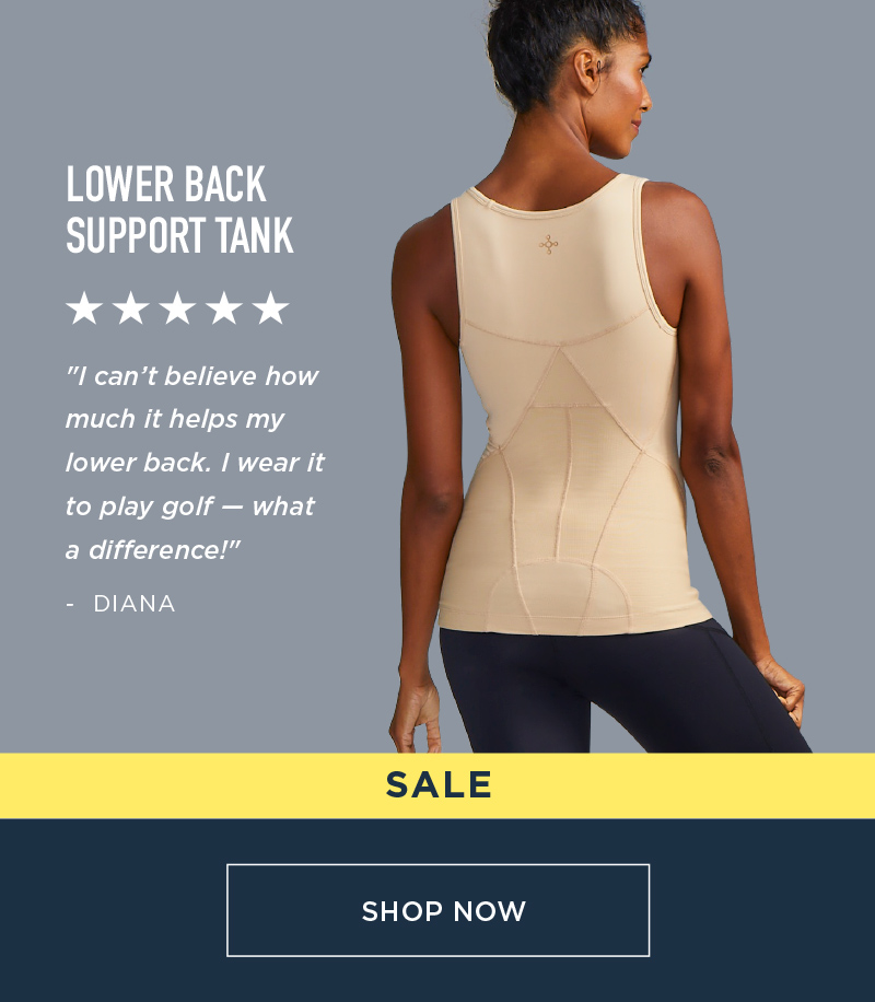 SALE LOWER BACK SUPPORT TANK