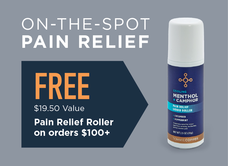 ON THE SPOT PAIN RELIEF FREE PAIN RELIEF ROLLER ON ORDERS $100+