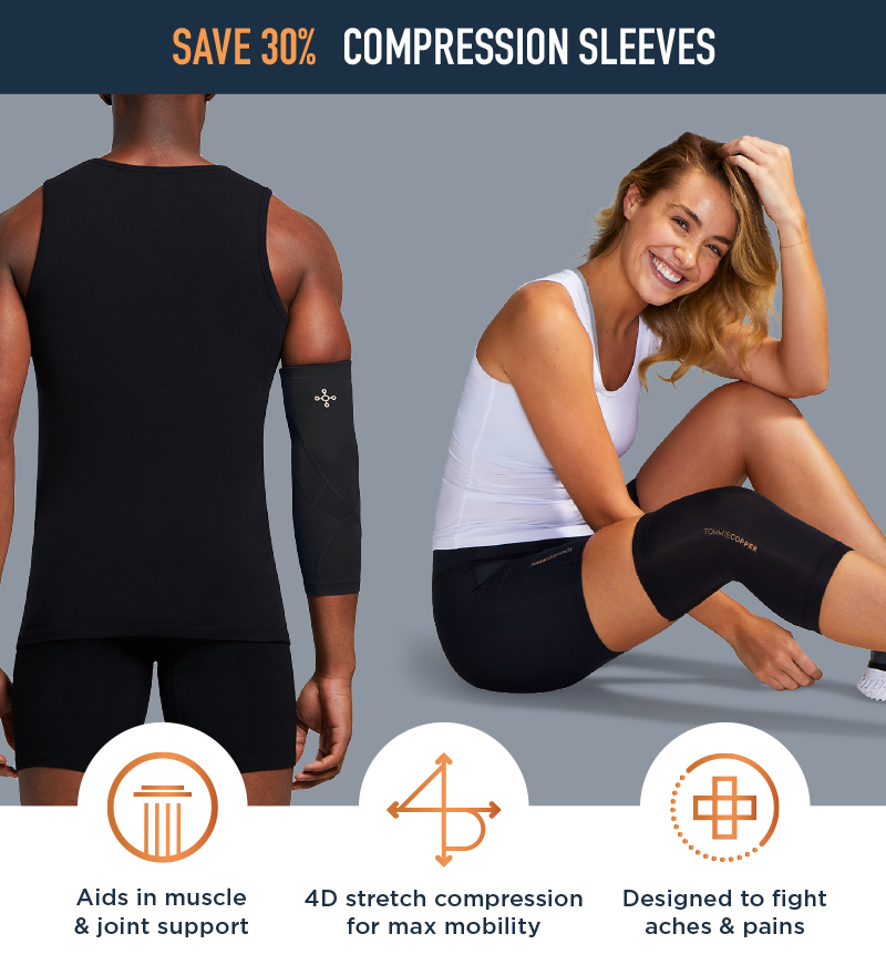 SAVE 30% COMPRESSION SLEEVES