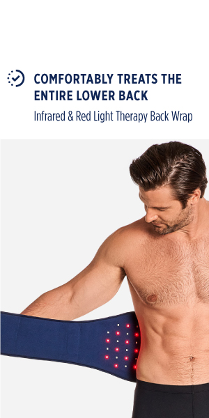 Pro-Grade Infrared & Red Light Therapy Back Wrap