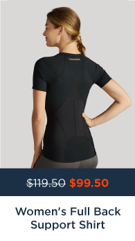 WOMEN'S FULL BACK SUPPORT SHIRT