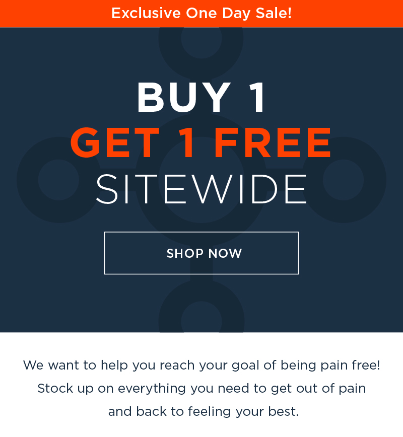 TODAY ONLY! BUY 1 GET 1 FREE SITEWIDE