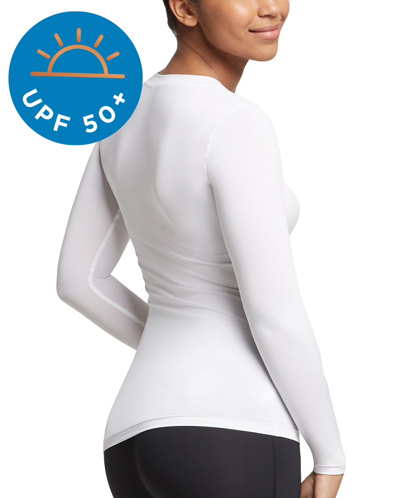 Women's Core Compression Long Sleeve V-Neck Shirt