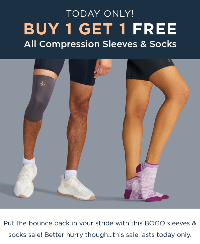 TODAY ONLY BOGO FREE SLEEVES & SOCKS