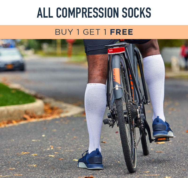 ALL COMPRESSION SOCKS BUY 1 GET 1 FREE