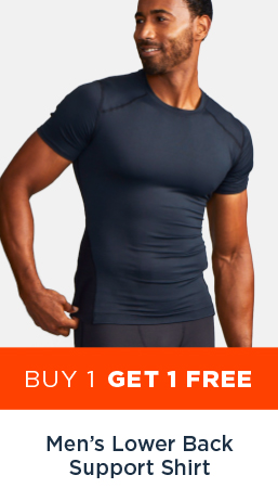 MEN'S LOWER BACK SUPPORT SHIRT