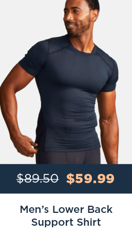 MEN'S LOWER BACK SUPPORT SHIRT