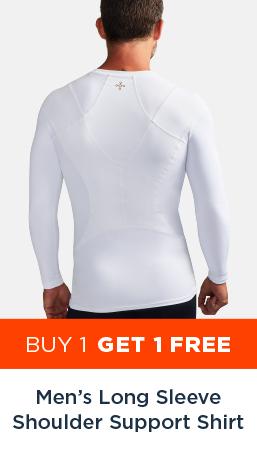 MEN'S LONG SLEEVE SHOULDER SUPPORT SHIRT