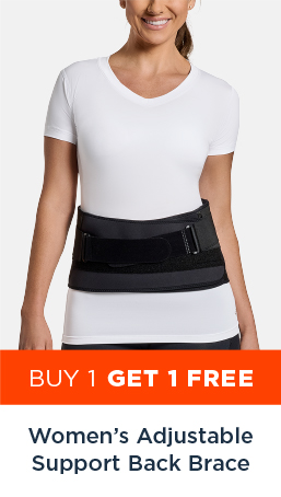 WOMEN'S ADJUSTABLE SUPPORT BACK BRACE