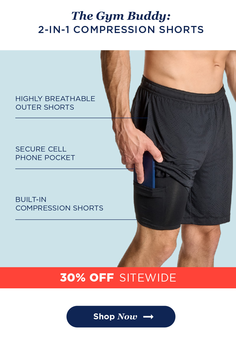 Men's 2-in-1 Compression Shorts