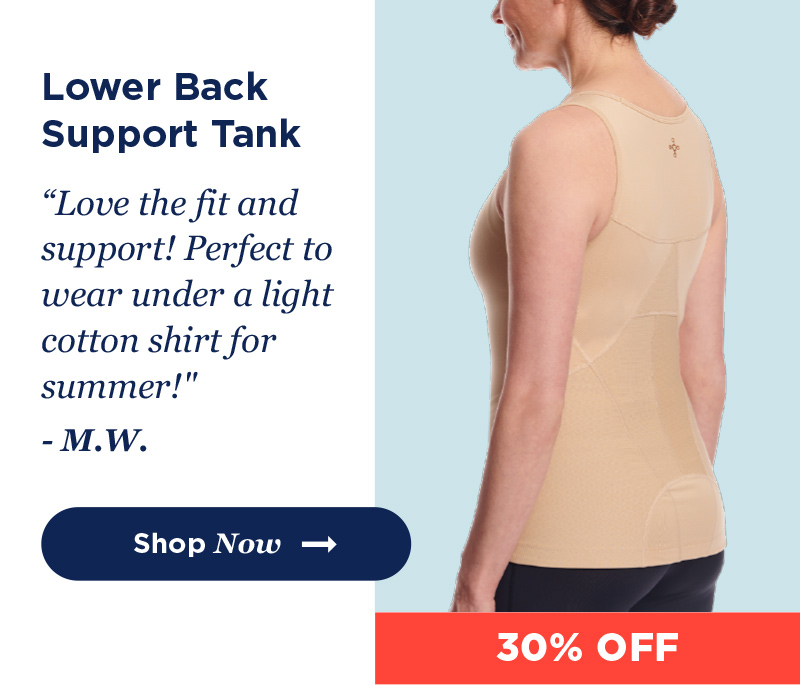 Women's Lower Back Support Tank