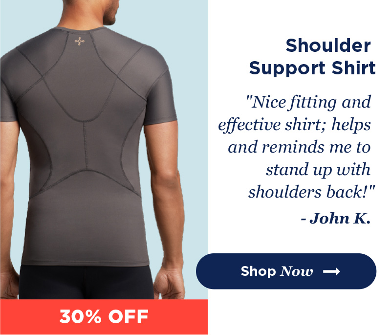 Men's Pro-Grade Short Sleeve Shoulder Support Shirt