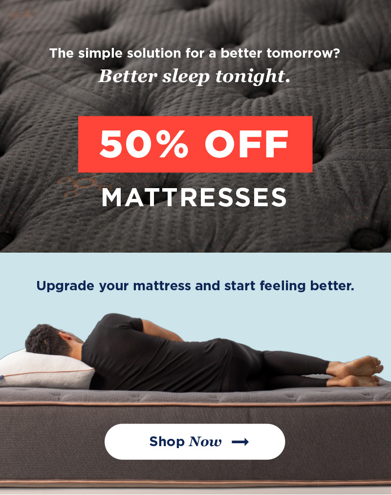 50% Off Mattresses