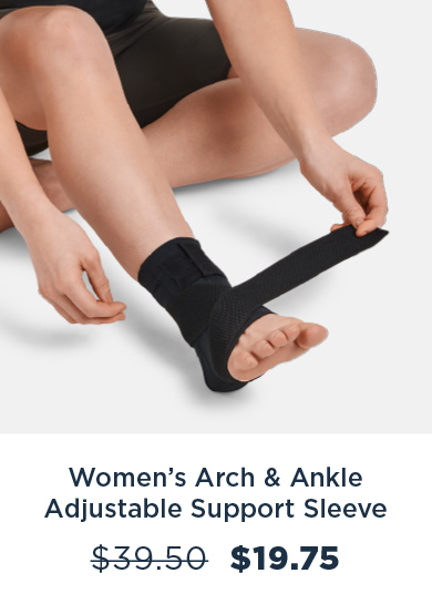 WOMEN'S ARCH & ANKLE ADJUSTABLE SUPPORT SLEEVE