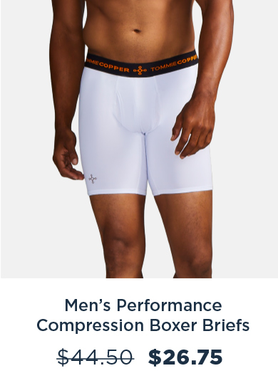 MEN'S PERFORMANCE COMPRESSION BOXER BRIEFS