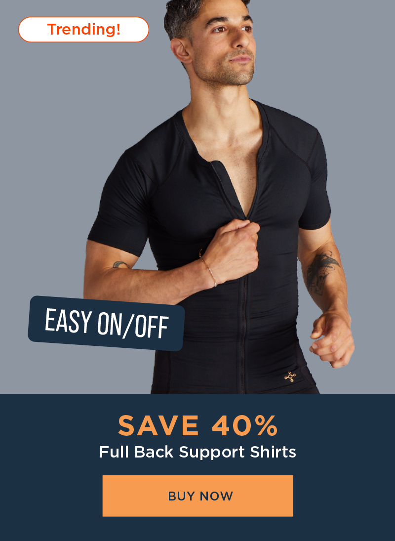 SAVE 40% FULL BACK SUPPORT SHORT SLEEVE SHIRT BUY NOW