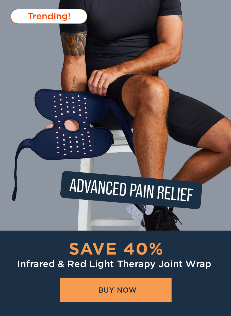 SAVE 40% INFRARED & RED LIGHT THERAPY JOINT WRAP