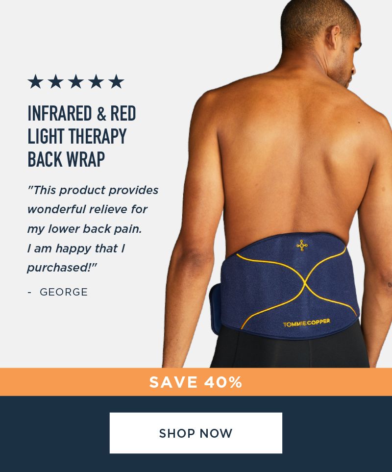 SAVE 40% INFRARED & RED LIGHT THERAPY BACK WRAP SHOP NOW